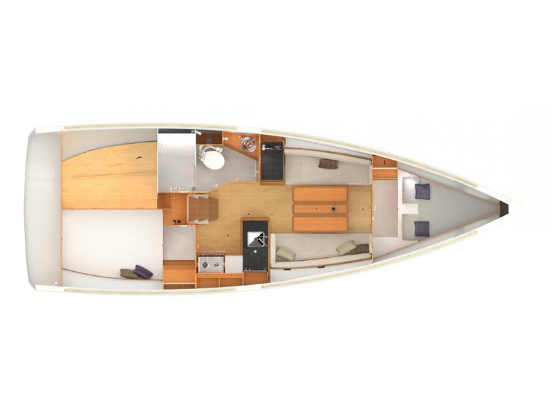 Book yachts online - sailboat - Jeanneau 349 - Seachel - rent