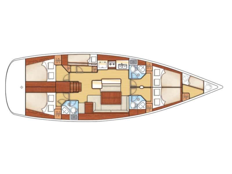 Book yachts online - sailboat - Oceanis 50 Family - Oceanis 50 - rent