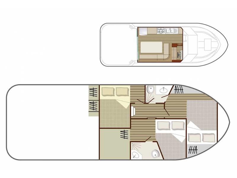 Book yachts online - motorboat - Sedan 1010 - Bettina - rent