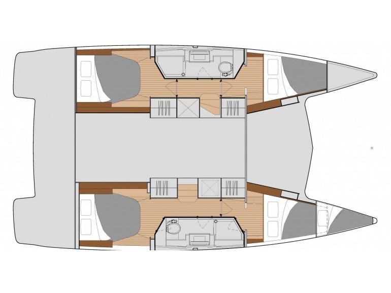 Book yachts online - catamaran - Lucia 40 - Infinite Blue - rent