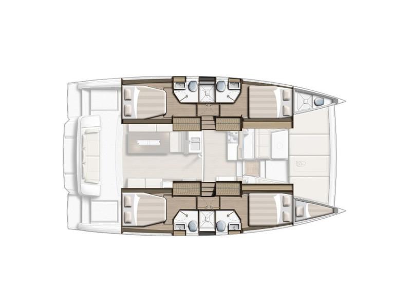 Book yachts online - catamaran - Bali 4.2 - Ediba Toddler - rent