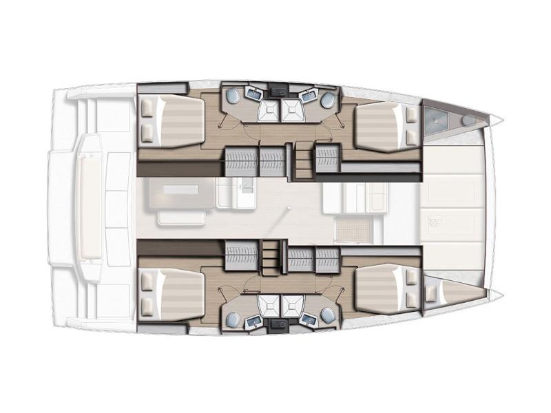 Book yachts online - catamaran - Bali 4.6 - Ediba Scorpio - rent