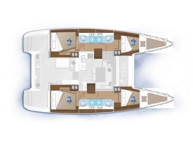Book yachts online - catamaran - Lagoon 40 - LFK-Lagoon40 (A/C) - rent