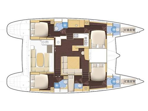 Book yachts online - catamaran - Lagoon 500 - Casino Royale - (A/C - Generator - Refit 2021) - rent