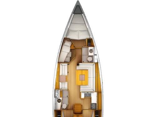 Book yachts online - sailboat - Sun Odyssey 439 - Lucky 7 - Refit 2021 - rent