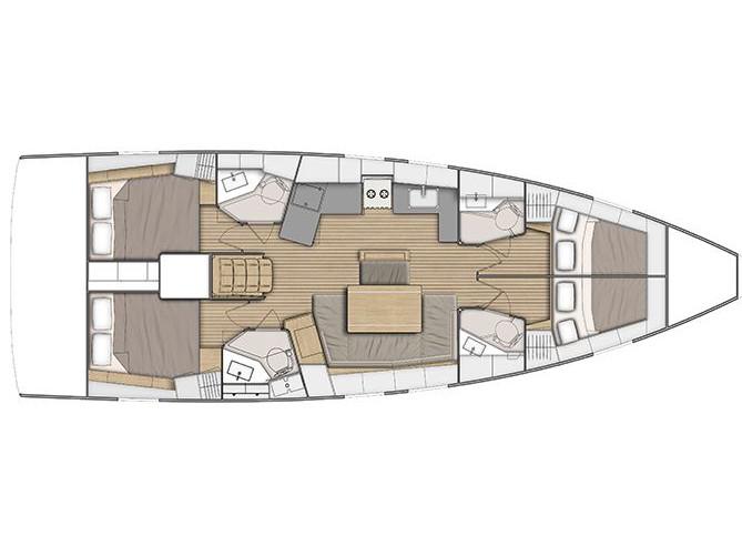 Book yachts online - sailboat - Oceanis 46.1 - Luna - rent