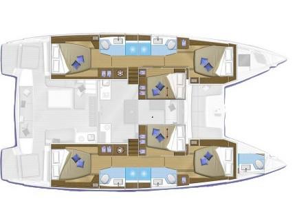 Book yachts online - catamaran - Lagoon 50 Fly - SUMMER STAR  - rent