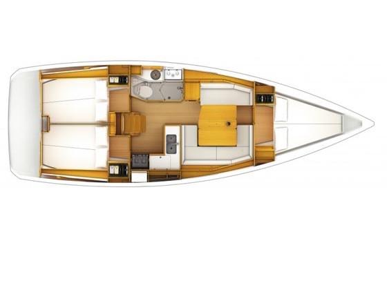 Book yachts online - sailboat - Sun Odyssey 379 - Orion - rent