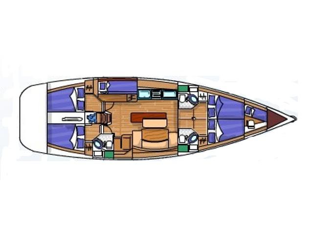 Book yachts online - sailboat - Cyclades 50.5 - Principessa - rent