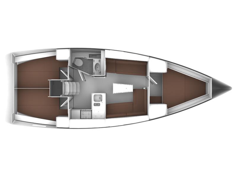 Book yachts online - sailboat - Bavaria Cruiser 37 - GOSPOJA  - rent