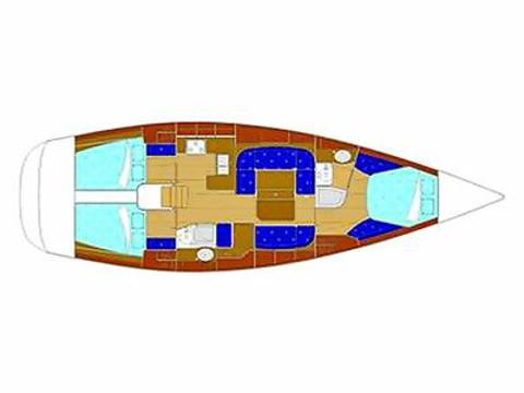 Book yachts online - sailboat - Grand Soleil 45-8 - Aida 2 - rent