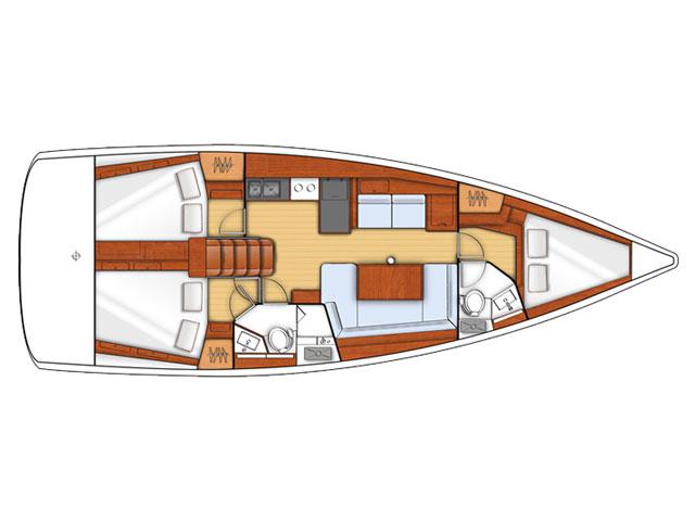 Book yachts online - sailboat - Oceanis 41 - Kino - rent