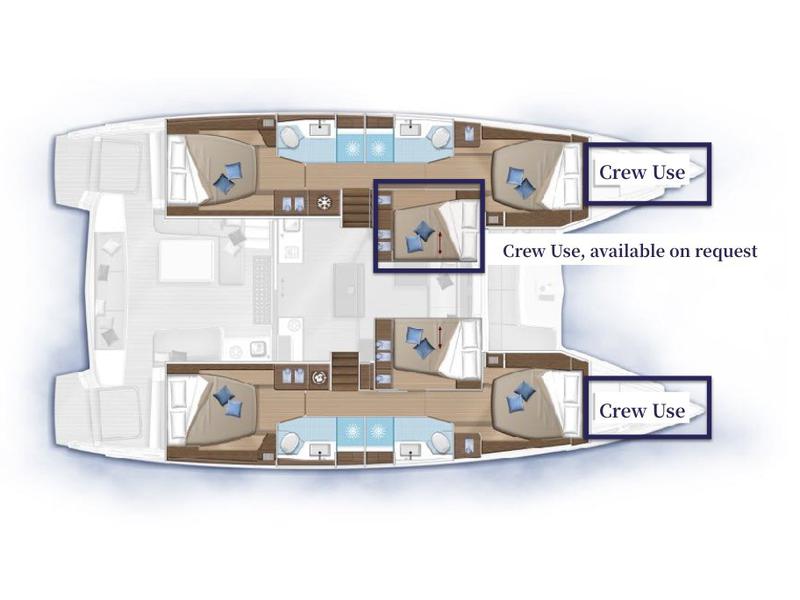 Book yachts online - catamaran - Lagoon 50 (6 cab) - SAILUXE - Finocchietto - rent