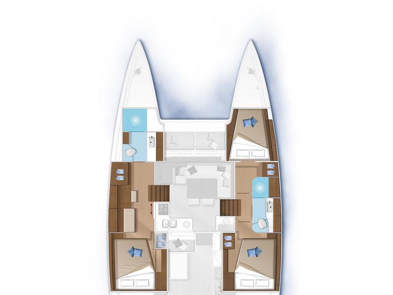Book yachts online - catamaran - Lagoon 40 (3 cab) - Buber - Premium Line - rent