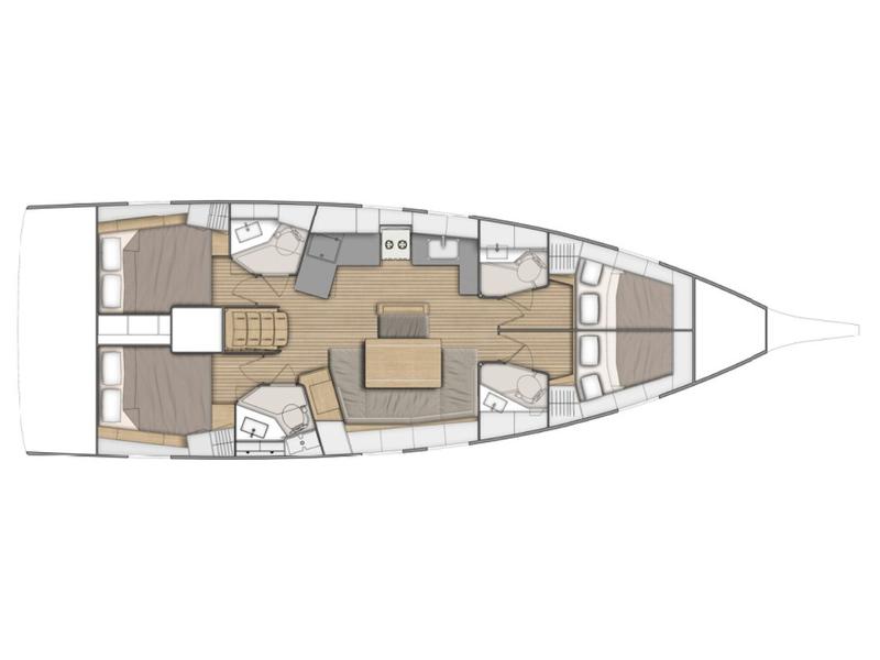 Book yachts online - sailboat - Oceanis 46.1 - Eonia -  Comfort line - rent