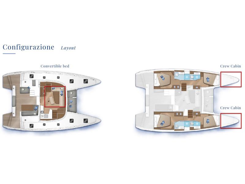 Book yachts online - catamaran - Lagoon 42 - Cassatina - Premium line - rent