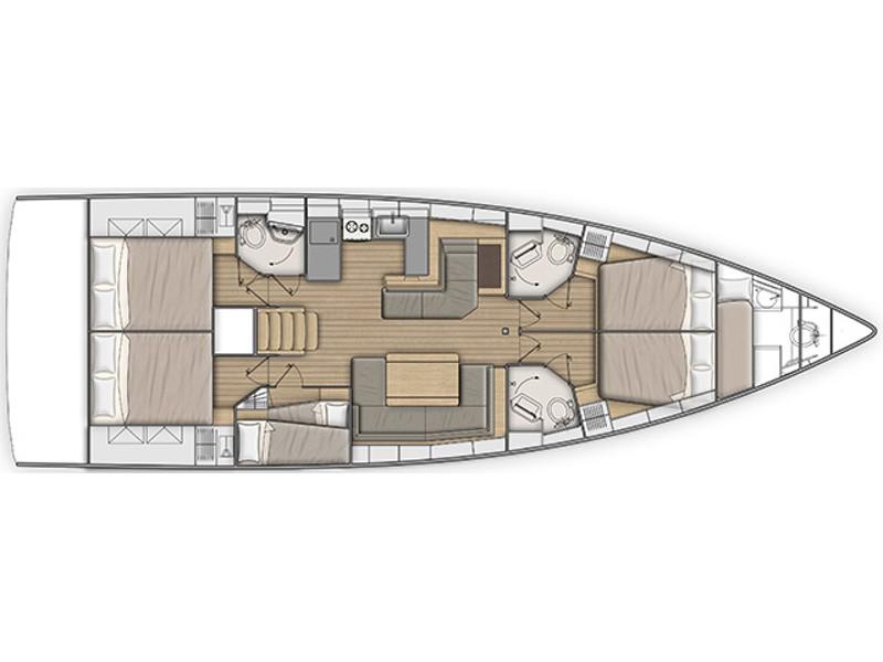 Book yachts online - sailboat - Oceanis 51.1 - Agape - Premium line - rent