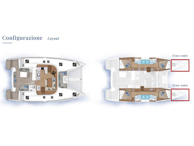 Book yachts online - catamaran - Lagoon 46 - Sesamo - Premium line - rent
