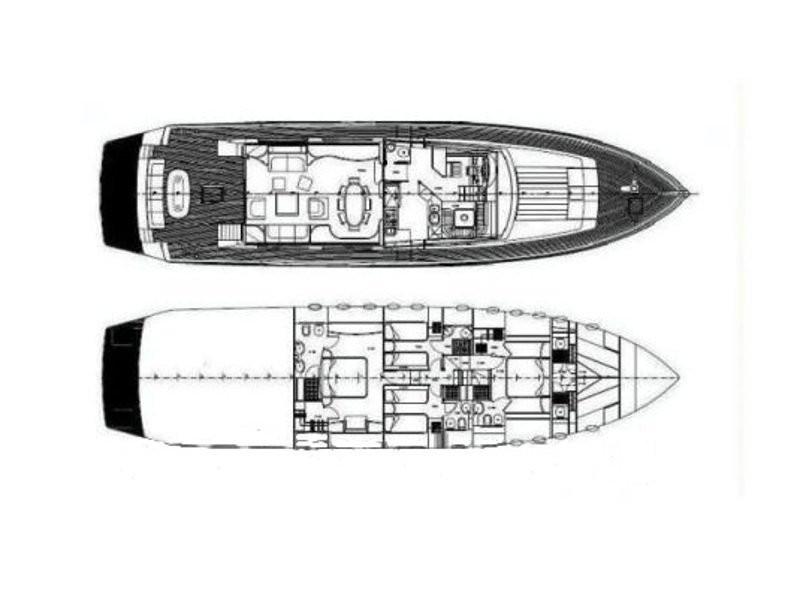 Book yachts online - motorboat - Rizzardi Posillipo Technema 80 - Prime - rent