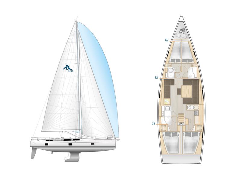 Book yachts online - sailboat - Hanse 458 - Oreo - rent