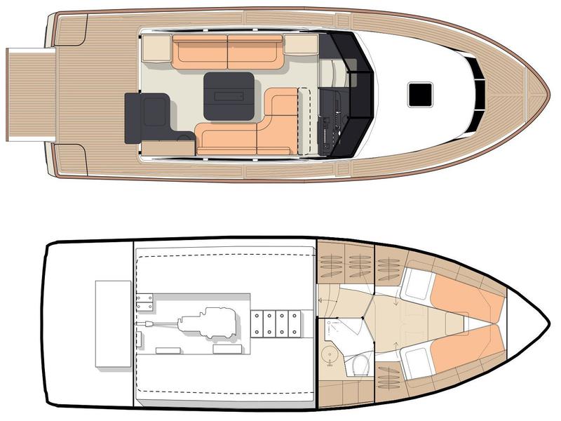 Book yachts online - motorboat - Greenline 33 - Mozart - rent