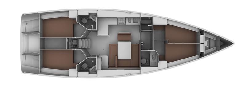 Book yachts online - sailboat - Bavaria 45 Cruiser - Enya - rent