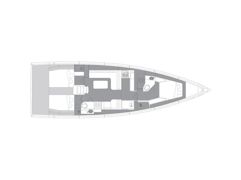 Book yachts online - sailboat - Elan GT 6 Porsche Design 50 feet with AC and Generator - Revolution - rent