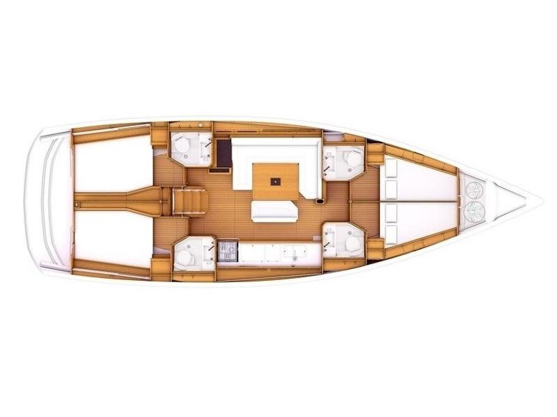 Book yachts online - sailboat - Sun Odyssey 479 - Sky Selin - rent