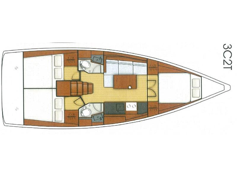 Book yachts online - sailboat - Oceanis 38.1 - MARISA - rent