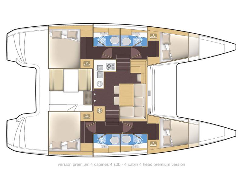 Book yachts online - catamaran - Lagoon 39 - GIN TONIC - rent
