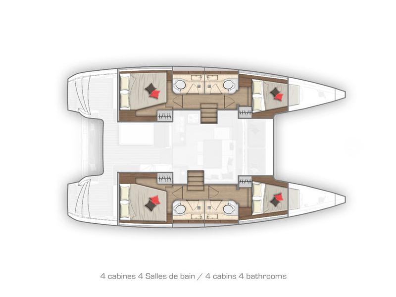 Book yachts online - catamaran - Lagoon 40 - LANCELOT - rent