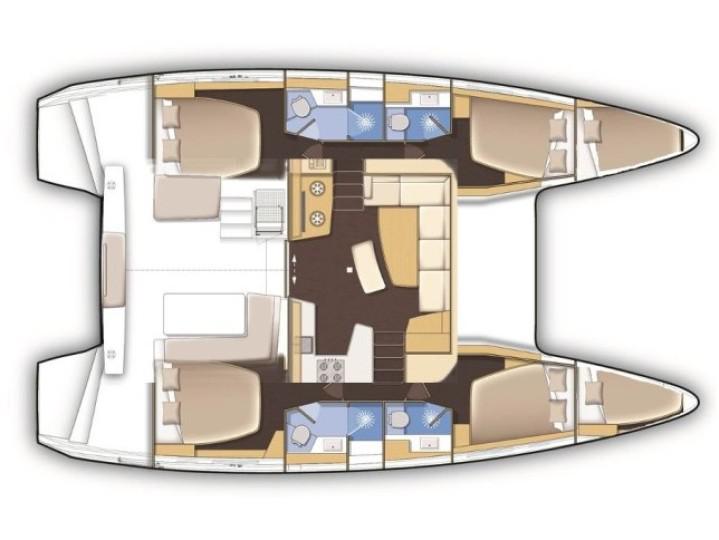 Book yachts online - catamaran - Lagoon 42 - SEA YA - rent