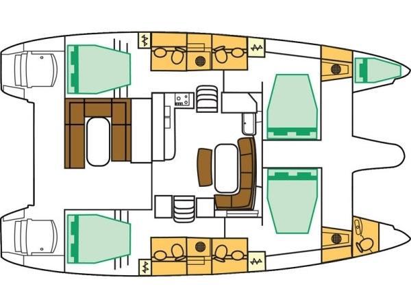 Book yachts online - catamaran - Lagoon 42 - Sail Adasu - rent