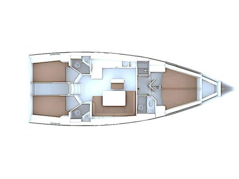 Book yachts online - sailboat - Bavaria Cruiser 46 - Elektra - rent