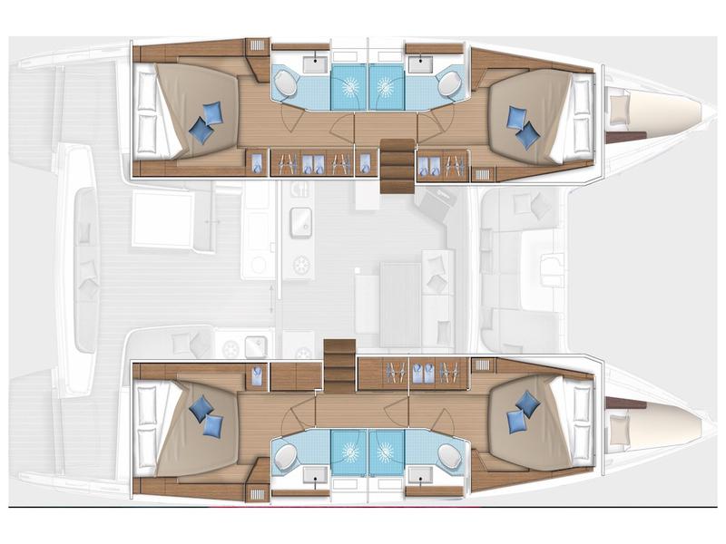 Book yachts online - catamaran - Lagoon 46 - RURU - rent