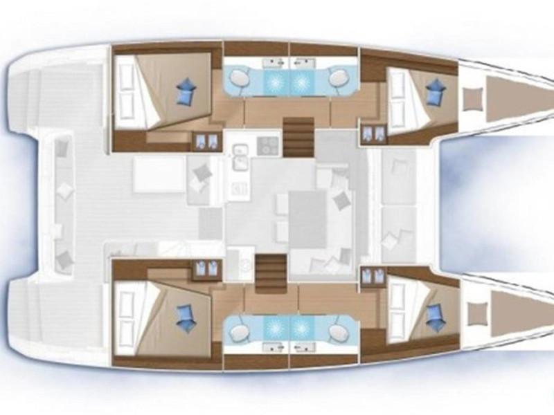 Book yachts online - catamaran - Lagoon 40/6cab - PRES- LA6-21-CA - rent