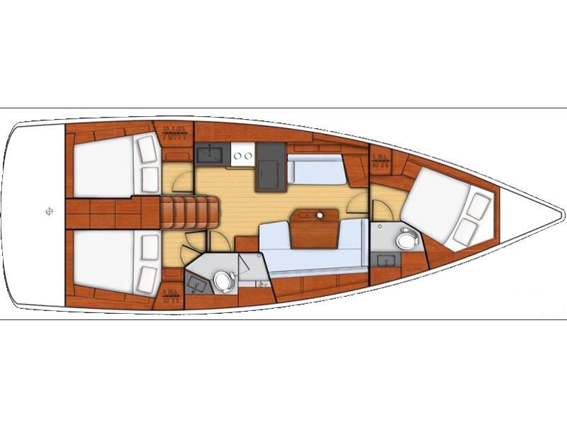 Book yachts online - sailboat - Oceanis 41.1 - CL- 41O-18-I - rent