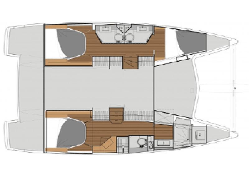 Book yachts online - catamaran - Lucia 40/2WC - CL- LU2-18-F - rent