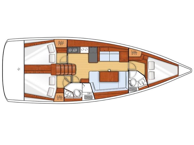 Book yachts online - sailboat - Oceanis 38.1 - PRES- 38O-21-I - rent