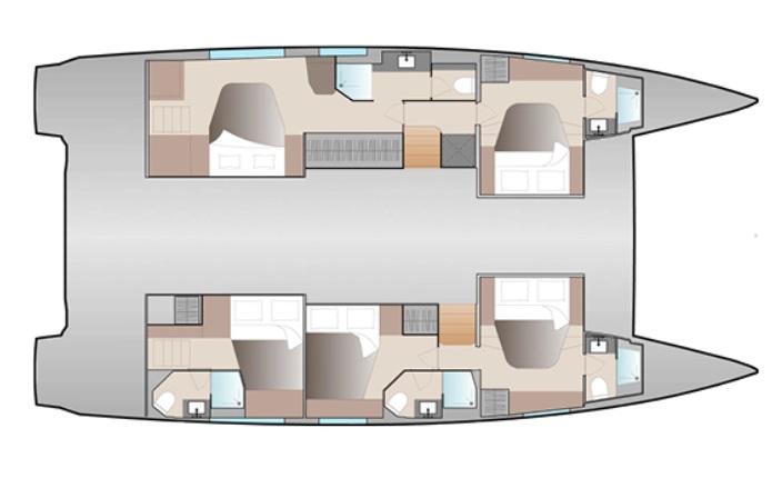 Book yachts online - catamaran - Aura 51 - COSMOS - rent