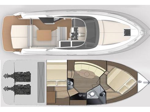 Book yachts online - motorboat - Focus Power 36 Hard Top - GOLEM I - rent