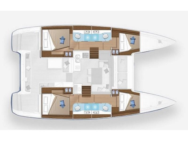 Book yachts online - catamaran - Lagoon 40 - SAIL4FUN - rent
