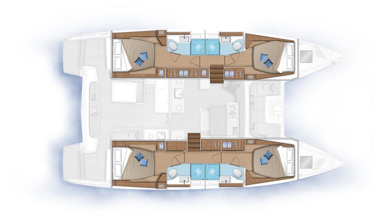 Book yachts online - catamaran - Lagoon 46 - NAVA - rent