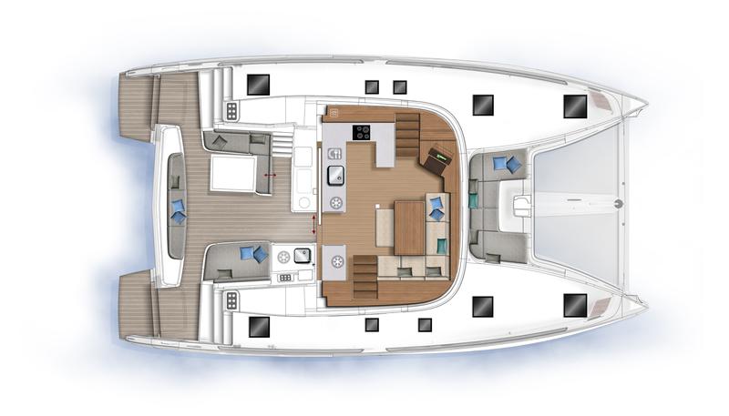 Book yachts online - catamaran - Lagoon 46 - HANGOVER - rent