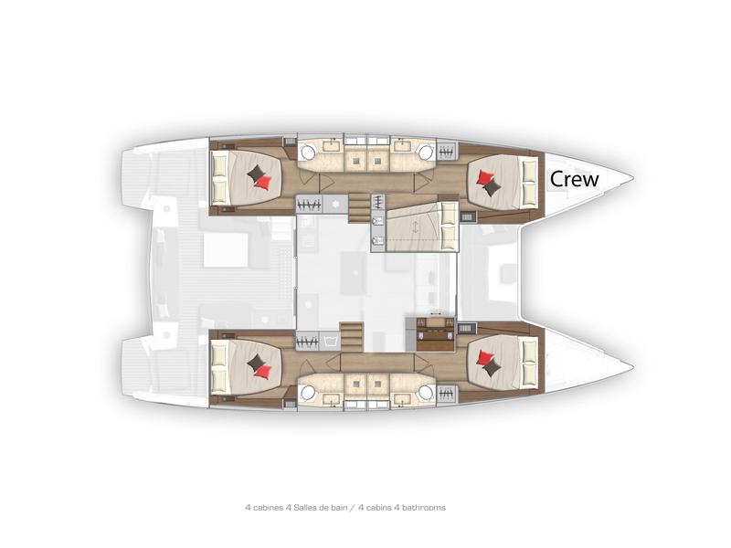 Book yachts online - catamaran - Lagoon 50 - CAPTAIN MORGAN - rent
