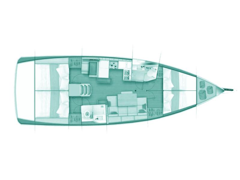 Book yachts online - sailboat - Sun Odyssey 440 - Erato - rent