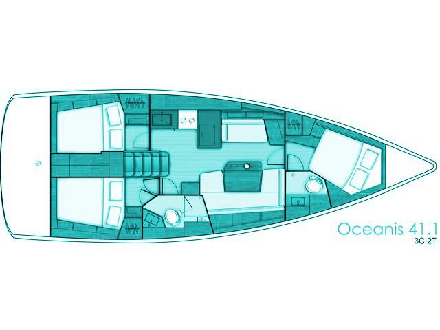 Book yachts online - sailboat - Oceanis 41.1 - Maera - rent