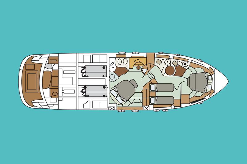 Book yachts online - motorboat - Aicon 56 S Fly - Senza Parole - rent