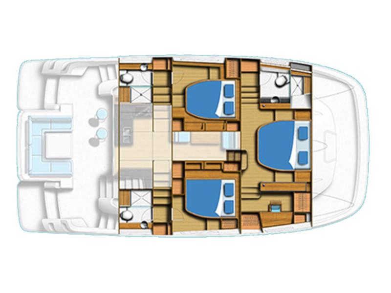 Book yachts online - catamaran - Aquila 44 Power catamaran - Adriatic Z - rent