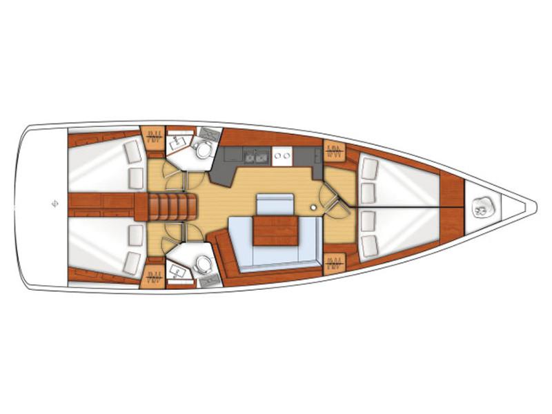 Book yachts online - sailboat - Oceanis 45 - Stella(K) - rent